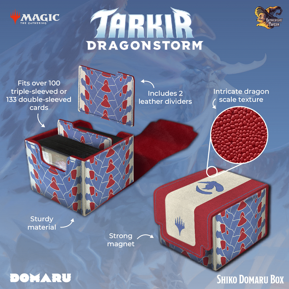 Gatherers Tavern Tarkir Dragonstorm Domaru Box - Shiko - A Muse N Games